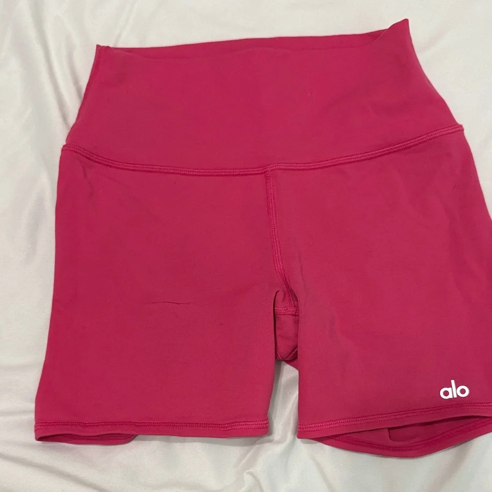 ALO Yoga Hot Pink Athletic Shorts